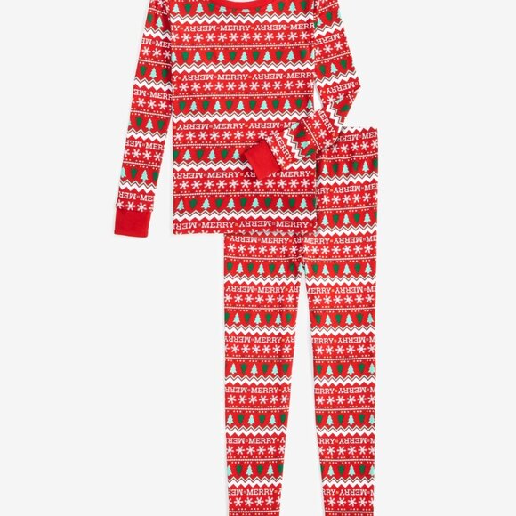 #939 Holiday Lane Little & Big Kids Merry Mix It Cotton Snug Fit Matching - Picture 4 of 4